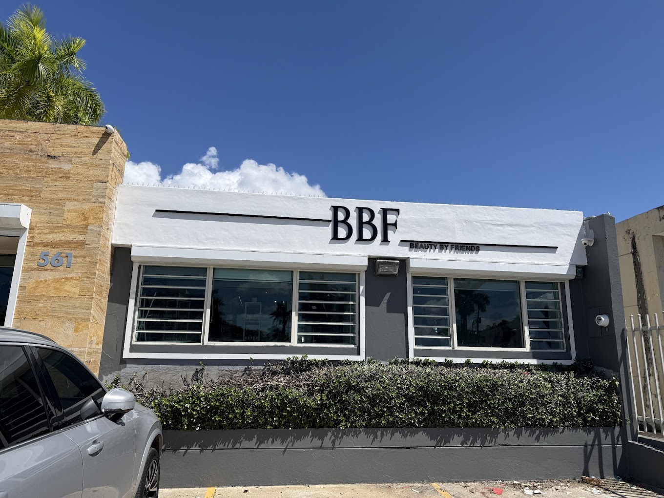 Beauty By Friends storefront for first-time visitors