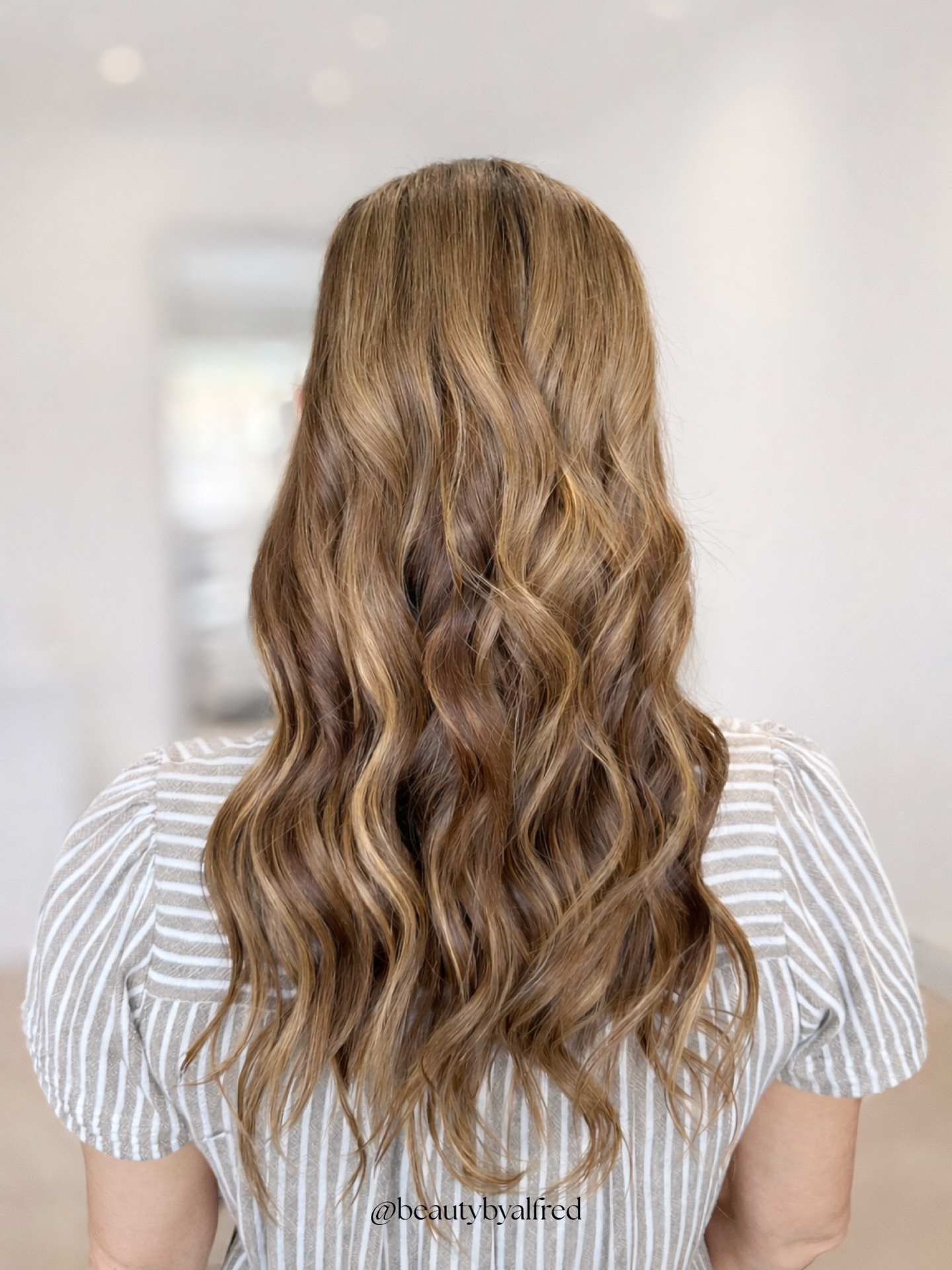 Beauty by Alfred soft waves hair post