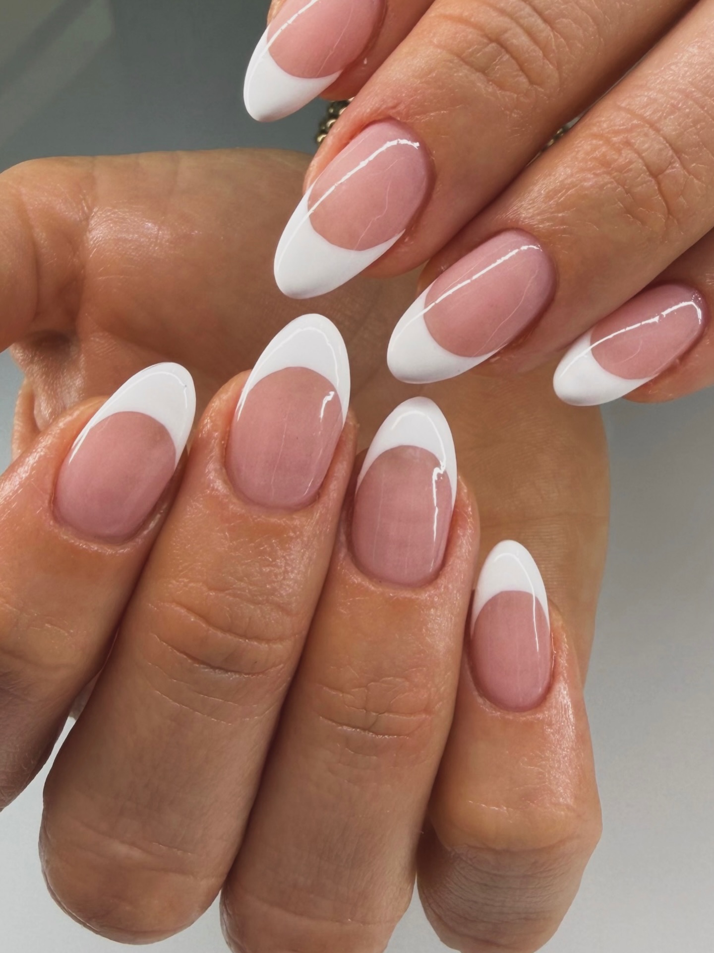 Chany Nail Artist white french manicure